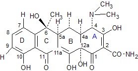 C 22 H 24 N 2 O 8 Ptl 444 4 Tên khoa học 4S 4aS 5aS 6S 12aS 4 dimethylamino 1 4 4a 5a 6 11 12a 1