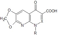 100 X Y R Acid oxolinic H H C 2 H 5 Cinoxacin N H C 2 H 5 Mibxacin H H OCH 3 Tên thuốc Tên 14