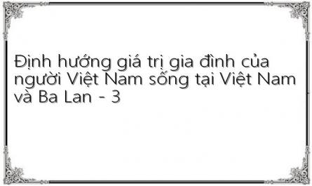 Nghiên Cứu Ở Nước Ngoài Về Giá Trị Gia Đình Và Định Hướng Giá Trị Gia Đình