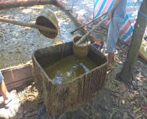 Hình 4 1 9 Múc thức ăn vào xe đẩy Hình 4 1 10 Thức ăn được đẩy vào chuồng 6 1