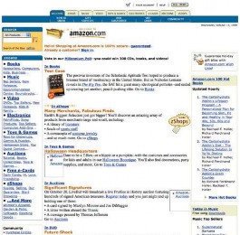 Năm 1998 Năm 2009 Hình 1 5 So sánh giao diện website Amazon 1998 và 2009 Giao diện website 2