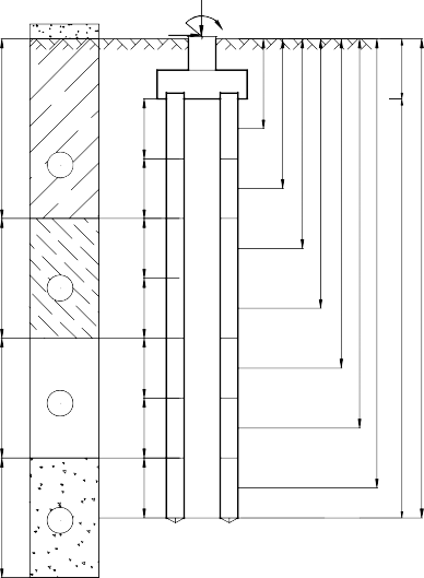 N tt 0 Cao trình san nền Q tt tt Z 1 h m 0 M 0 Cao trình mặt đất tự nhiên h 1 l 2 l 1 Z 2