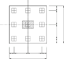 3d d 3d d Móng 8 cọc Móng 9 cọc d d 3d B m 3d B m d 3d 3d 3d d L m d 3d 3d 3d L m 3d d 3d d 5