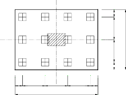 3d B m 3d B m d 3d 3d 3d d L m d 3d 3d 3d 3d d L m Móng 12 cọc Móng 15 cọc Hình 3 6 Sơ 9