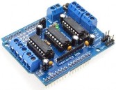 Để sử dụng kết hợp Arduino và mạch L293D ta sẽ lắp mạch L293D phía trên 1