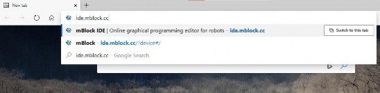 Bước 3 chờ trình duyệt tải trang web xong là ta đã có thể sử dụng ngay mBlock 8