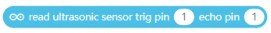 Đọc dữ liệu từ cảm biến siêu âm được cắm từ 2 chân Trig Echo trên cảm 22