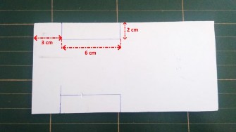 3 Đánh dấu thêm 2 vị trí 1 là vị trí để đặt công tắc 2 là vị trí để 7