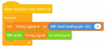 B3 Upload nạp khối lệnh đã lập trình vào Arduino Đọc dữ liệu bằng Data 11