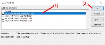 B4 Sau khi hoàn thành chúng ta sẽ thấy có thêm mục chọn Data Streamer ở thanh công 9
