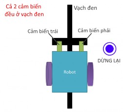 Ở trường hợp này ta nhận được giá trị từ cả 2 cảm biến là 700 tức cả 8