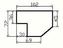 HÌNH 1 e HÌNH 1 f Bài 2 Sử dụng lệnh Line và tọa độ cực tương đối để vẽ 15
