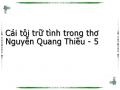 Cái tôi trữ tình trong thơ Nguyễn Quang Thiều - 5