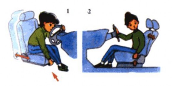 Hình 2 2 Điều chỉnh ghế lái và đệm tựa Sau điều chỉnh phải đảm bảo 2