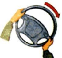 5 Trả lái Tay trái nắm vào vô lăng và kéo sang trái tay phải nắm vào vô lăng và 13