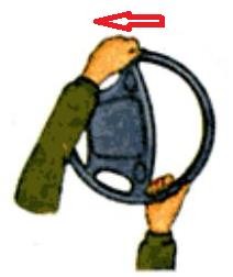 8 Dừng xe Đạp bàn đạp phanh rồi đạp bàn đạp ly hợp sau đó ra số 0 kéo 3