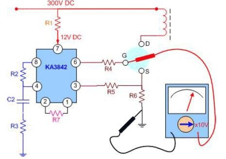 Nếu không thấy dao động ra như trên thì bạn thay IC dao động Chỉ khi nào có dao 10