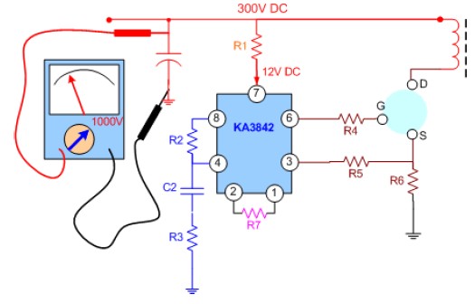 Kiểm tra và thay các điện trở xung quanh Mosfet như R4 R5 R6 nếu hỏng Thay IC dao 11
