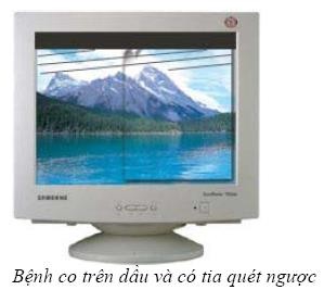 Các lệnh điều khiển khối quét mành như lệnh chỉnh tâm dọc V CENT lệnh chỉnh 10