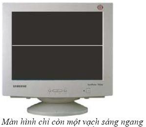 Trường hợp IC công suất bị hỏng màn hình cũng có hiện tượng như trên khi 9