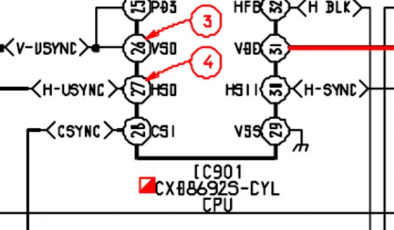 2 Mạch đồng bộ dọc Tín hiệu VSYNC được đưa từ máy tính đến màn monitor 14