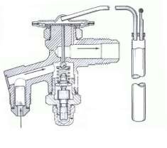 Hình 6 3b Cấu tạo bên trong của van tiết lưu tự động Bầu cảm biến được 7