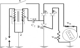 1 Man nhê tô 2 biến áp đánh lửa 3 bugi 4 khoá điện W N cuộn nguồn W ĐK cuộn 2