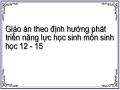 Giáo án theo định hướng phát triển năng lực học sinh môn sinh học 12 - 15