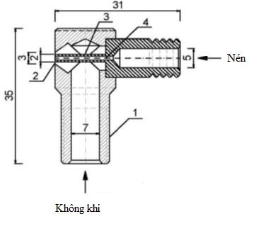 Hình Thiết bị phun ẩm kiểu khí nén Năng suất làm ẩm của mỗi ống phun là 2 7 9