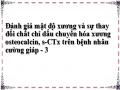 Một Số Cơ Chế Gây Loãng Xương Thứ Phát Liên Quan Đến Nội Tiết