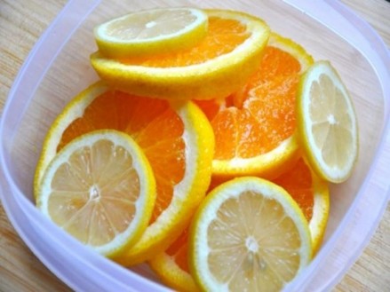 Hình 4 1 Cam chanh cắt lát Bổ dọc Cắt theo chiều thẳng đứng Mỗi quả cam cắt 1