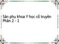 Sản phụ khoa Y học cổ truyền Phần 2 - 1