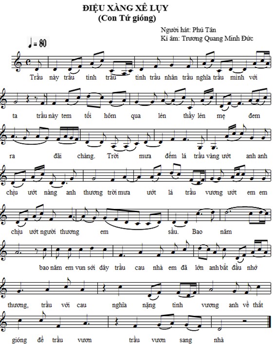 2 3 Điệu Xuân nữ cổ 2 4 Điệu Xuân nữ mới 2 5 Điệu Hò Quảng 2 6 Điệu Nam 2