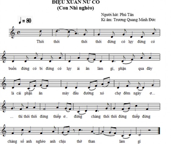 2 4 Điệu Xuân nữ mới 2 5 Điệu Hò Quảng 2 6 Điệu Nam Xuân 2 7 Lý thương nhau 3