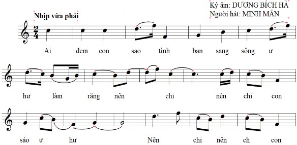 Và ký âm NGUYỄN HỮU BA LÝ CON SÁO Thừa Thiên Huế LÝ CON SÁO Thừa Thiên Huế 8