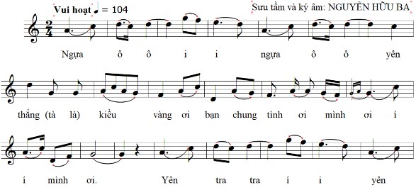 LÝ NGỰA Ô Thừa Thiên Huế LÝ NGỰA Ô Thừa Thiên Huế LÝ GIAO DUYÊN Thừa Thiên 5