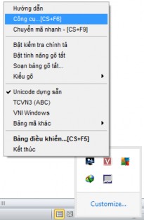 Unikey có chức năng chuyển đổi bảng mã rất tiện lợi ta dùng chức năng này 7