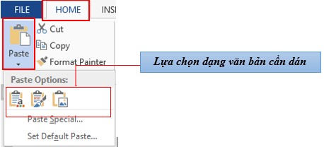 Hình 4 1 10 R Click trên vùng muốn dán đoạn văn bản chọn Paste Hình 4 1 11 9