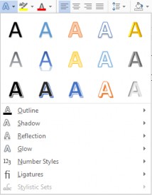  Một số hiệu ứng cho font chữ đổ bóng Shadow hiệu ứng gương Reflection phát 28