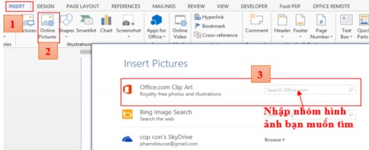Hình 4 5 21 Sau khi đã chọn được hình ảnh cần cho tài liệu chọn và 14