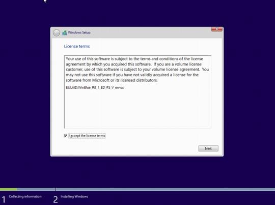 Bước 4 Chọn Update install… nếu bạn muốn nâng cấp từ windows cũ hơn 8 7… 13