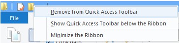 Remove from Quick Access Toolbar Gỡ bỏ lệnh ra khỏi QAT Sao chép dữ liệu giữa 19
