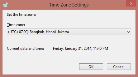 Hình 3 24 – Chọn múi giờ cho đúng với Việt Nam 3 4 6 Thay đổi thuộc tính của 6