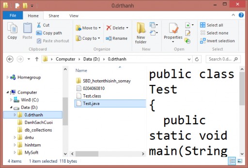 Hình 3 54 – Màn hình Windows Explorer Thanh tiêu đề Hiển thị tên đối tượng 11