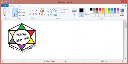 Vẽ đường line Có nhiều chức năng cho phép vẽ line trong Paint chúng ta phải 9