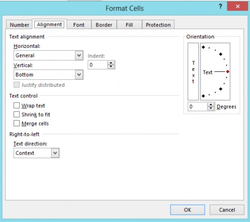 Text alignment o Horizontal chọn vị trí chữ theo chiều ngang left center right justify… 1