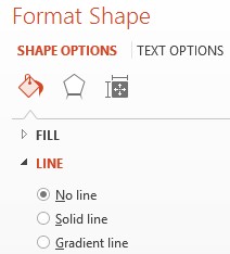 o No line không có đường viền o Solid line có đường viền Khi chọn tùy chọn này 6