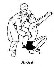 Thầy thuốc Đứng cúi chếch góc 45 o phía sau người bệnh hai bàn chân cách nhau 6