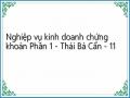 Nghiệp vụ kinh doanh chứng khoán Phần 1 - Thái Bá Cẩn - 11