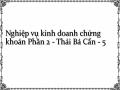 Hoạt Động Kinh Doanh Chứng Khoán Của Quỹ Đầu Tư